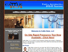 Tablet Screenshot of cattlestats.com